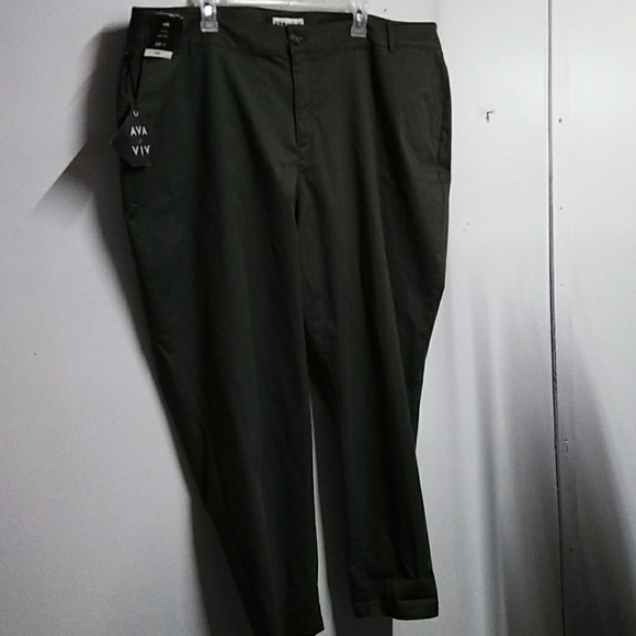 ava& viv Pants - Ava& Viv woman pants plus size ankle pants